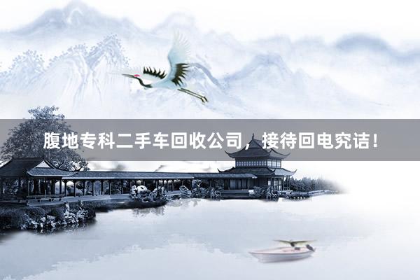 腹地专科二手车回收公司，接待回电究诘！